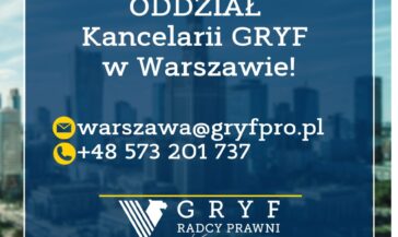 Oddział Kancelarii GRYF w Warszawie